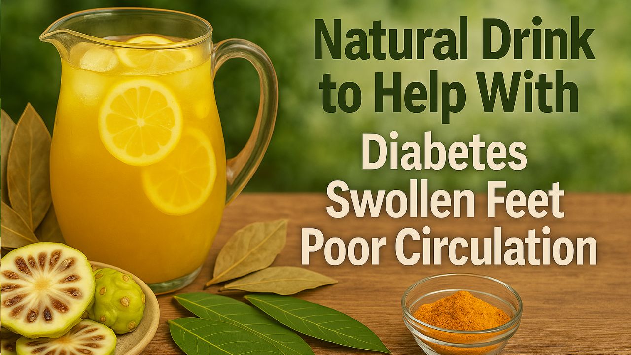 Natural Drink to Help with Diabetes, Swollen Feet & Poor Circulation